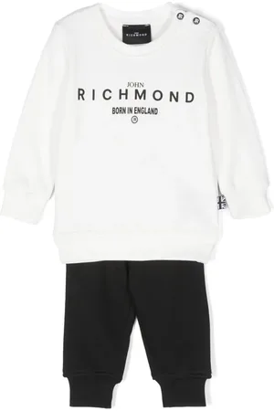 John Richmond Traje deportivo con logo estampado
