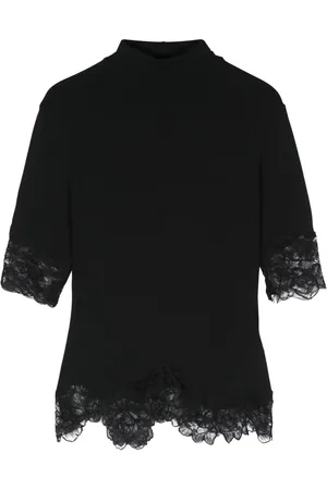 ERMANNO SCERVINO Playera con panel de encaje