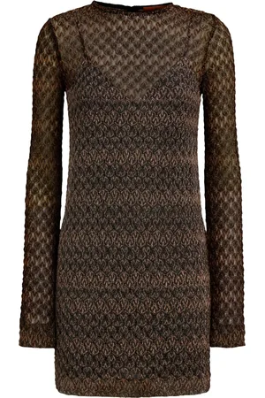 Missoni Vestido corto con efecto lamé