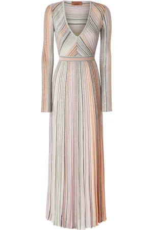Missoni Vestido largo con detalles de lentejuelas