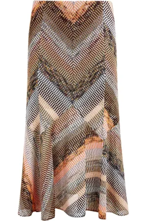 Missoni Falda midi con diseño acampanado