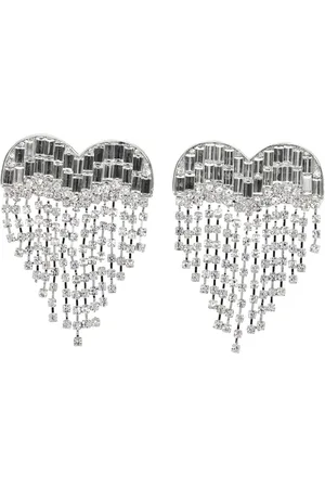 Self-Portrait Aretes Crystal Heart