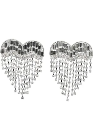 Self-Portrait Aretes Crystal Heart