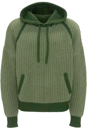J.W.Anderson Hoodie tejida de canalé