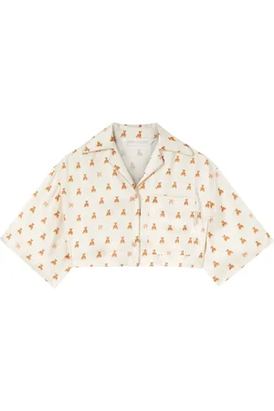 Palm Angels Camisa con motivo Bear Monogram