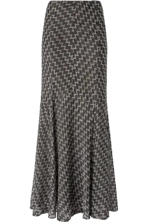 Missoni Falda larga acampanada Zigzag