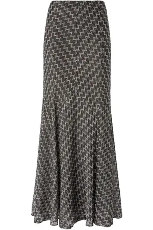 Missoni Falda larga acampanada Zigzag