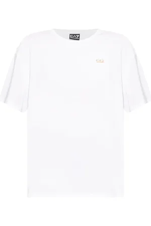 EA7 Playera con placa del logo