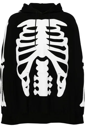 Takahiromiyashita The Soloist Hoodie con esqueleto estampado