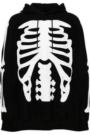 Takahiromiyashita The Soloist Hoodie con esqueleto estampado