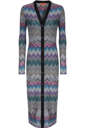 Missoni Abrigo tejido con motivo