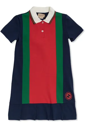 Gucci Vestido midi con motivo Interlocking G