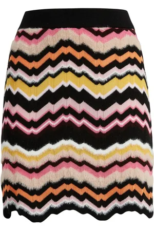 Missoni Falda corta con motivo Zigzag Greek