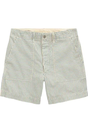 Ralph Lauren Shorts de mezclilla a rayas