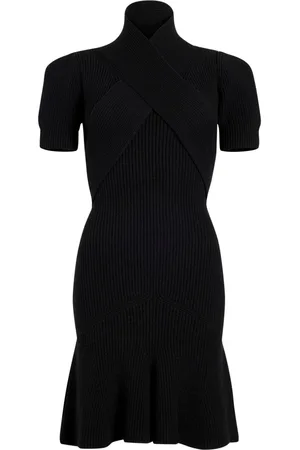 Patou Vestido corto con diseño cruzado