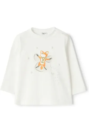 Il gufo Playera estampada