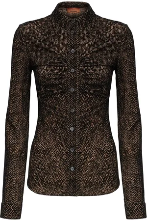 Missoni Falda entretejida en zigzag