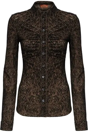 Missoni Falda entretejida en zigzag