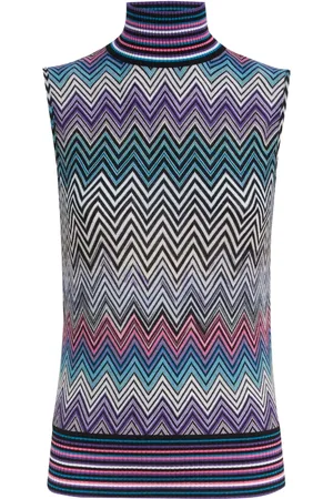 Missoni Camiseta tejida en zigzag