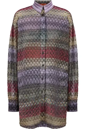 Missoni Camisa tejida de lamé