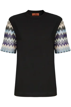 Missoni Playera con mangas tejidas