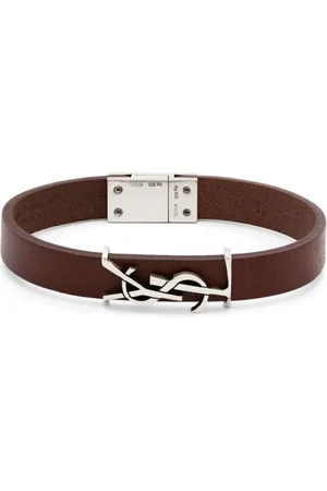 Saint Laurent Pulsera con motivo Cassandre