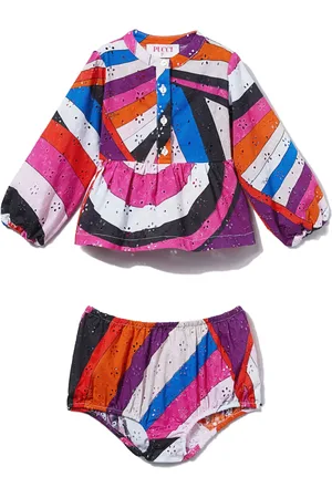 PUCCI Junior Set de camisa con estampado Iride