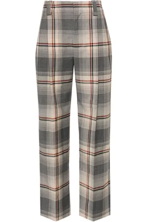 Marni Pantalones palazzo con cuadros estampados