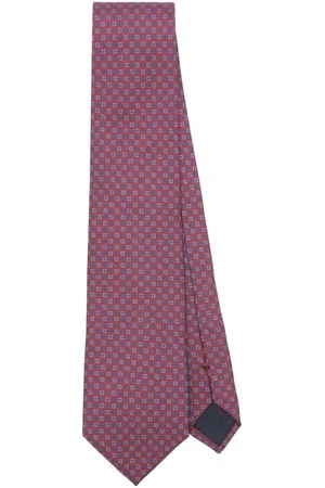 corneliani Corbata con estampado floral