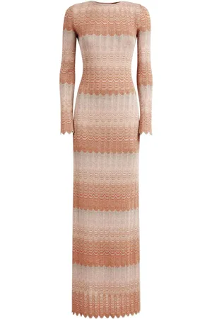 Missoni Vestido largo con motivo Greek