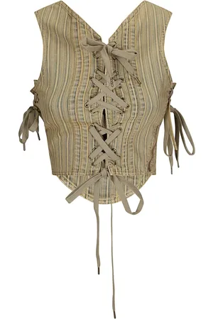 KNWLS Top estilo corset Gfrc
