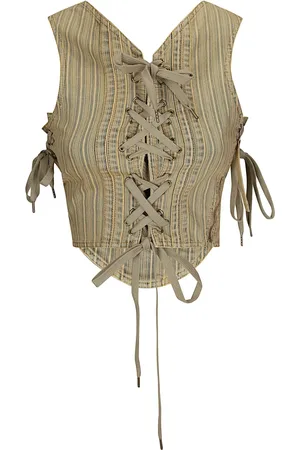 KNWLS Top estilo corset Gfrc