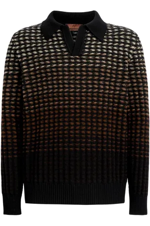 Missoni Playera tipo polo tejida