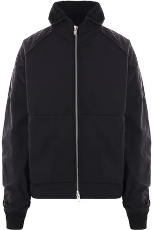 JUUN.J Chamarra bomber con ribete texturizado