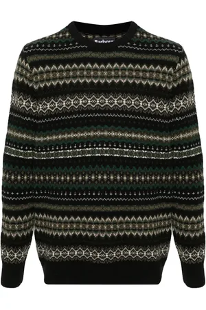 Barbour Suéter de tejido fair isle