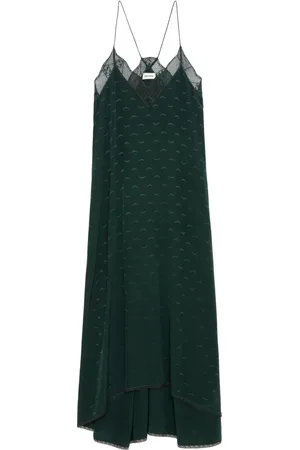 Zadig & Voltaire Slip dress con logo estampado