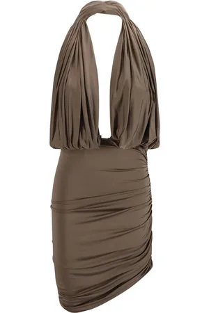 MAGDA BUTRYM Vestido midi con escote halter