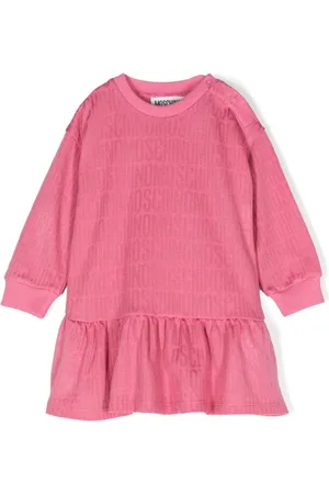 Moschino Vestido con logo en jacquard