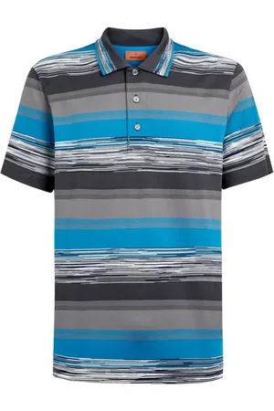 Missoni Playera tipo polo con rayas degradadas