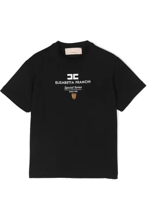 Elisabetta Franchi Playera con logo estampado
