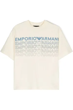 Emporio Armani Playera con logo estampado