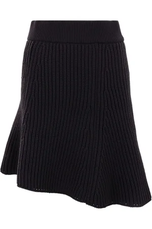 SACAI Falda tejida de canalé