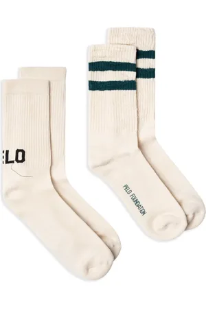 PELO FOUNDATION Logo-print socks (set of two)