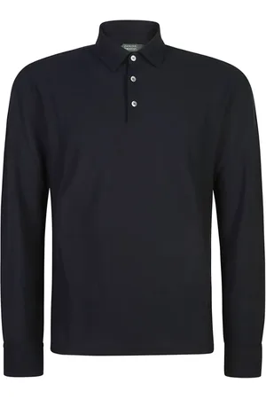 ZANONE Playera tipo polo manga larga