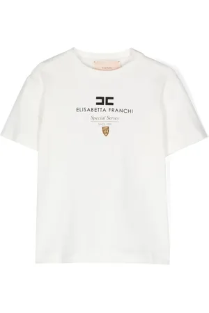 Elisabetta Franchi Playera con placa del logo