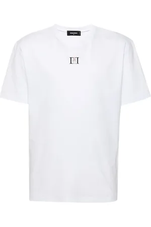 Dsquared2 Playera con placa del logo