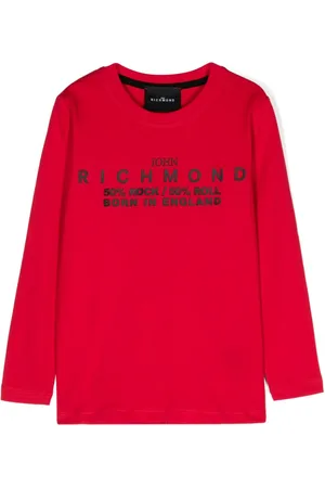 John Richmond Playera con aplique del logo