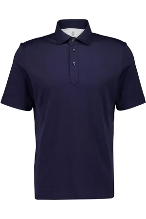 Brunello Cucinelli Playera tipo polo manga corta