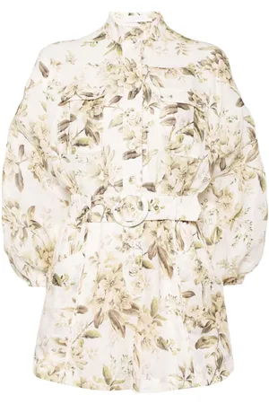 ZIMMERMANN Jumpsuit corto con estampado floral