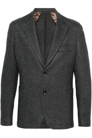 BARBA Blazer con efecto cepillado